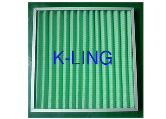 Eficacia grande de los filtros de aire del panel del diámetro de apriete del polvo del plisado de la forma de V pre G1 G3