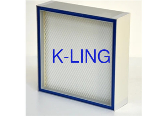 Sello lateral superior del gel del filtro de aire de Mini Pleat Fiber Glass HEPA medios