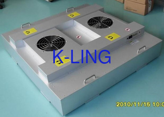 Unidad de filtro de ventilador de chapa galvanizada con un peso de 125 kg y bajo nivel de ruido de 45 dB
