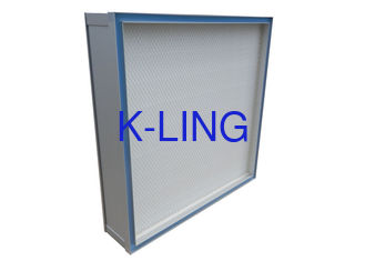 Filtro de aire del sello HEPA del gel del lado SUPERIOR del recinto limpio H14 del GMP con el marco de aluminio sacado
