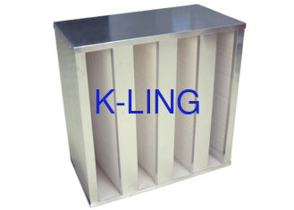 La eficacia alta F5/el aire acondicionado de los filtros de aire del banco de F6/de F7 V filtra 400pa - 600pa