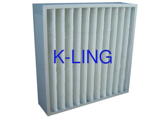 Filtro de aire plisado polvo del bolsillo de la alta capacidad para el sistema primario de la HVAC de la filtración
