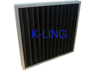 Purificador plisado carbono activado del aire del sitio del filtro de Hepa del aire acondicionado de los filtros de aire del panel