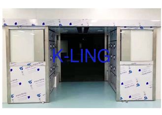 Túnel automático de la ducha de aire de la puerta deslizante con la certificación del CE de la exhibición del LCD