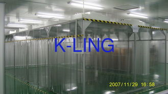 Sitio limpio de ISO8 Softwall/cabina vertical del flujo de aire laminar con la unidad de filtrado de H14 HEPA