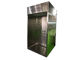 El túnel de la ducha de aire del recinto limpio con el filtro de HEPA, abajo fluye cabina de la contención