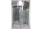 El acero en frío de cristal de la ducha de aire del recinto limpio de la puerta del perfil del soporte con cuece la pintura