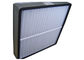 Medios filtros de aire plisados profundos del panel del poliéster a casa con el marco metálico