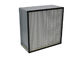 Filtro de aire profundo filtra/HEPA del recinto limpio HEPA del plisado de la fibra de vidrio H13 con el separador