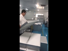 Filtro de medios HEPA de celda en V MERV16 con marco de plástico ABS, área de 14 metros cuadrados