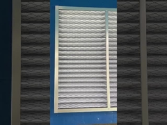 Eficiencia del filtro de purificador de aire de panel pliado 46mm/96mm G4 Porosidad de 5um