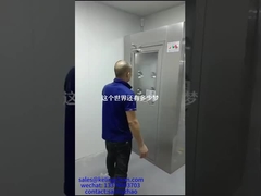 Clasificación industrial farmacéutica 100 Ducha de aire de cuarto limpio con boquilla de acero inoxidable