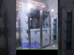 SUS304 Sala de ducha de aire con velocidad de aire de 20-25 m/s y tipo de ensamblaje de módulos