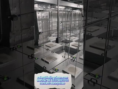 Unidad de filtro de ventilador de chapa galvanizada con un peso de 125 kg y bajo nivel de ruido de 45 dB