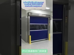 Clase 10000 Sala limpia Laboratorio Ducha de aire de acero inoxidable, Control de PCL