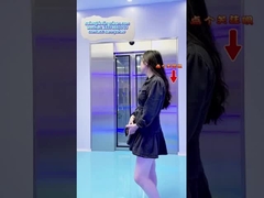 Ducha de aire túnel de inducción automática para mercancías con puerta personalizable de tres lados