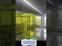 Sala limpia de paredes blandas unidireccionales o no unidireccionales para la industria farmacéutica