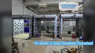 Ducha de aire para sala limpia para eliminación de polvo de carga