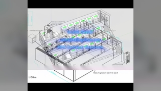 Sala blanca modular 40HC