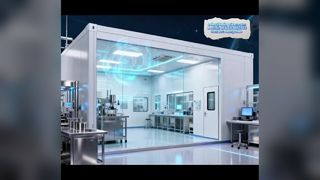 Sala limpia modular para microelectrónica con certificación ISO
