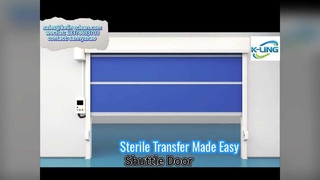 Caja de paso de sala limpia para una transferencia eficiente de materiales