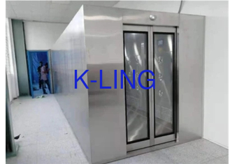 Túnel auto de la ducha de aire de la puerta de la diapositiva con 3 ventiladores y bocas de aire ajustables