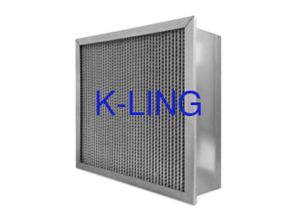 260 filtro plisado de alta temperatura del separador del filtro de aire del grado HEPA