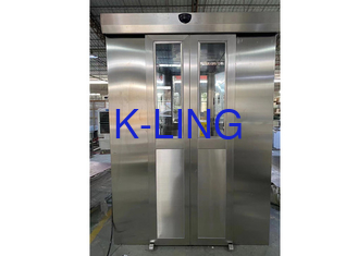 Sistema de control PLC de la ducha de aire de la sala limpia de acero inoxidable Velocidad del aire 20-25 M/S
