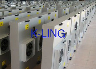 Unidad de filtro de ventilador blanco estándar / personalizada 125 kg de peso para necesidades de filtración versátiles