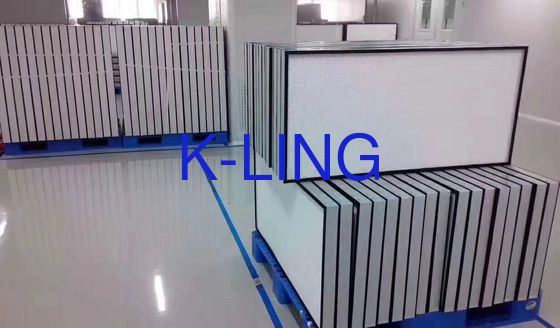 Filtration Grade cleanroom Hepa Filter  using Hot Melt Glue for maximum performance