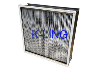 Filtro de aire de alta temperatura de 350℃ HEPA para el polvo del sistema de la HVAC que sostiene 1150g