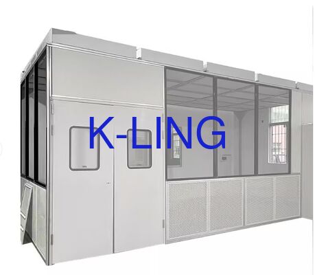 Sala limpia modular con grado de purificación ISO5/ISO6/ISO7/ISO8, filtro HEPA y filtro previo de aire y instalación modular