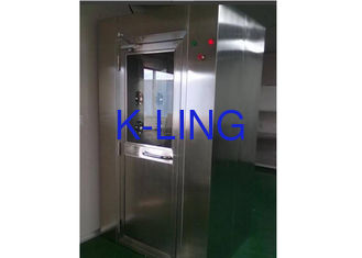 ISO 5 Clean Room Entrance Door Air Shower Tunnel With Customized Size