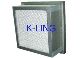 Filtros de aire plisados canalizados industriales, filtros de aire de aluminio de la fibra de vidrio del marco