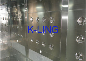 Túnel modificado para requisitos particulares de la ducha de aire con el sistema automático de la puerta deslizante y de control del PLC