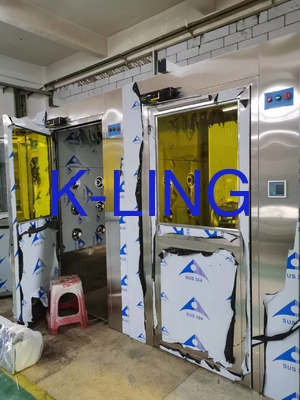 220V/50Hz o 380V/50Hz Túnel de ducha de aire LED a prueba de intemperie con filtración de aire mejorada