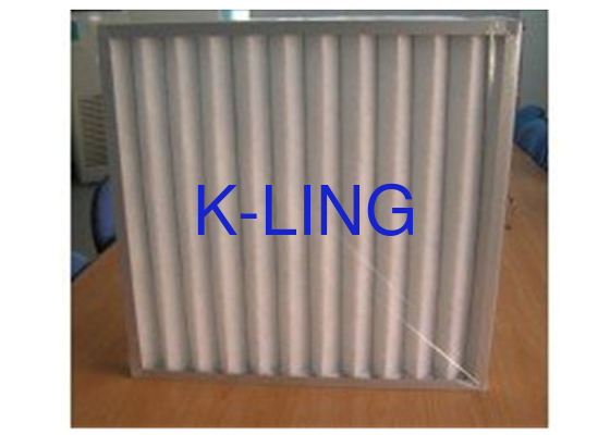 Filtros de aire de panel pliado de 96 mm de espesor con eficiencia G4 y porosidad personalizable