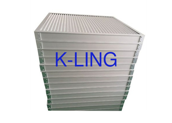 Longevidad CE Certificado de aleación de aluminio de fibra de vidrio Mini Plissado ULPA filtro de aire