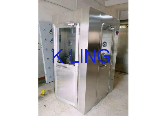 Ducha de aire de cuarto limpio de acero inoxidable controlada por PLC con tamaño personalizado