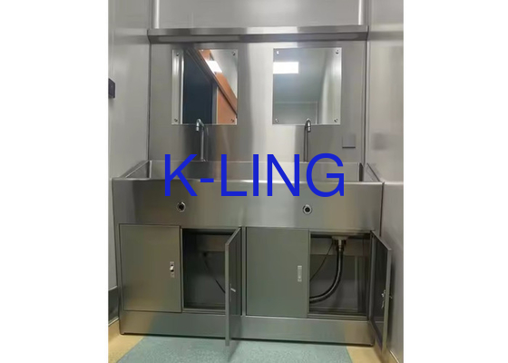Lavadora de manos de grado médico de acero inoxidable Lavabo quirúrgico con fregadero aséptico