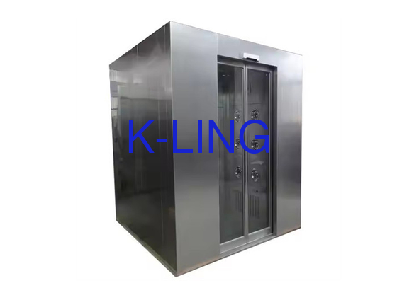 220V/50Hz Fuente de alimentación Tipo personalizado Ducha de aire de flujo de aire con puerta corredera automática