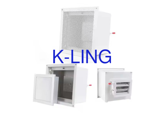 Caja de filtro HEPA de terminal personalizada con 200CFM de flujo de aire y puerto DOP