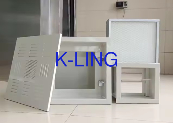 Cuadro de acero recubierto en polvo, caja de filtro de alta eficiencia con bajo consumo de energía