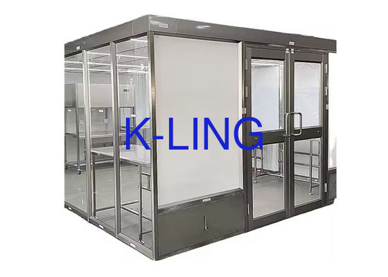 Sala blanca ajustable de Softwall con marco de acero inoxidable y velocidad del viento con fácil instalación