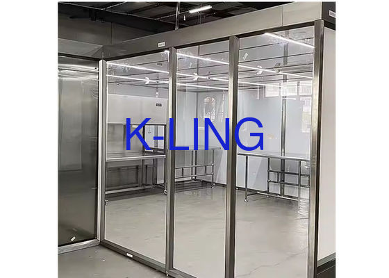 Sala blanca ajustable de Softwall con marco de acero inoxidable y velocidad del viento con fácil instalación