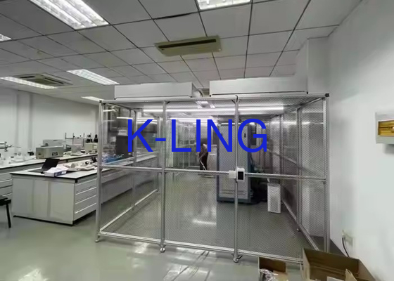4.0m*2.0m*2.2m Modular Clean Booth con 99,99% de eficiencia Sistema de filtración HEPA