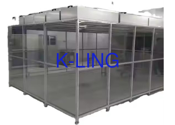 Fácil de instalar Polishing Softwall Sala limpia para la producción farmacéutica