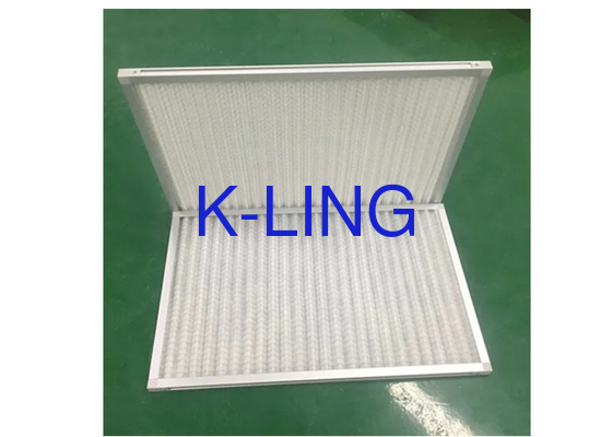Impresión personalizada Prefiltro de panel plissado Filtros de aire G1-G4 Eficiencia