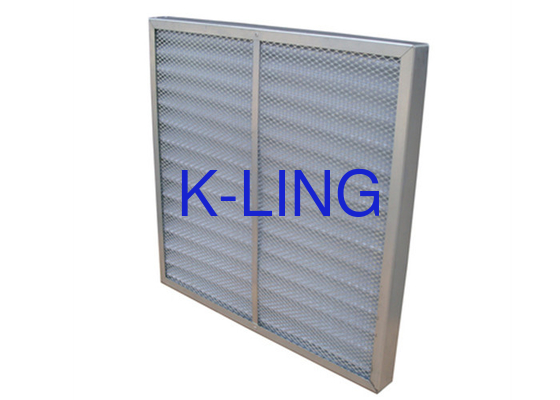 Sistema de ventilación prefiltrado personalizado Filtro de aire con redes de protección galvanizadas / de aluminio