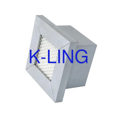 Cuadro de aleación de aluminio Sala limpia Filtro de aire ULPA con anillo de sello de pegamento de jalea líquida
